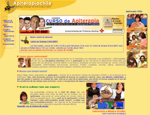 Tablet Screenshot of apiterapiachile.cl